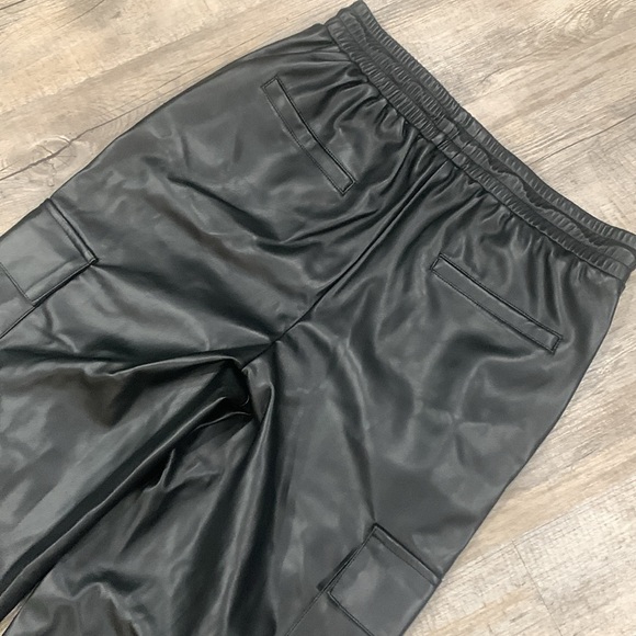 Leather Cargo Pants - Picture 4 of 4